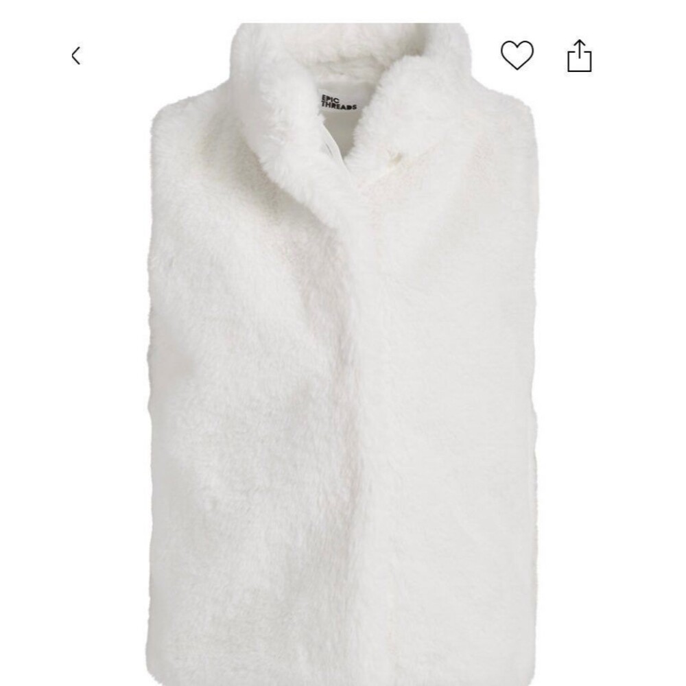 Epic Threads Faux-Fur Vest Big Girls Size L